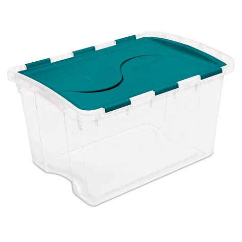 sterilite hinged storage container